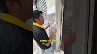 TUTORIAL DE INSTALACIÓN DE PANELES MARMOLEADOS  LÁMINAS DE PVC [upl. by Ecarg]