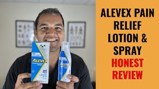 AleveX Pain Relieving Lotion amp Spray  Honest Physical Therapist Review [upl. by Mosora]