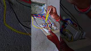 Electricianshortvideoelectricworkhousewiring short ytshorts electricianmaheshwar viral [upl. by Rhett]