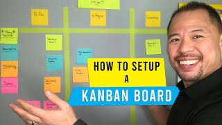 Kanban Tutorial How to Setup a Kanban Board  Project Management  Productivity Tools  Ed Tchoi [upl. by Ahsekel]