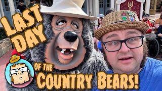 Final Day For Country Bears Jamboree Did Not Go As Expected Strange End to a Classic Show [upl. by Siver]