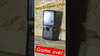 🔫 vs 📱Sony Ericsson K750i Game over💥 shorts experement sonyericsson [upl. by Feilak]