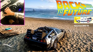 Back to the FutureDeLorean DMC12Forza Horizon 5 Logitech G923Gameplay [upl. by Redford201]