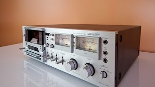 Cassette Deck Kenwood KX1060 Demo [upl. by Rhodes569]