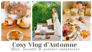 Vlog d’Automne 🍄‍🟫🍂 déco petits créateurs amp recette [upl. by Lorrimer]