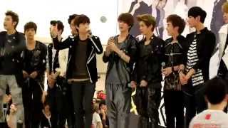 HD EXO  Ending Speech at Yeongdeungpo Fansign 120525  Fancam [upl. by Redep290]