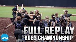 2023 DII softball championship final game 2 North Georgia vs Grand Valley State I Full Replay [upl. by Adiaj823]