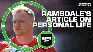 Aaron Ramsdale speaks about personal tragedy pledges to call out antigay prejudice in football [upl. by Ahsinert]