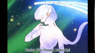 Sailor Starlight Transformation  Star Fighter Healer Maker [upl. by Banquer]