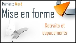 Paramétrer les retraits et espacements dans Word  Formation Word Marseille [upl. by Erasmo306]