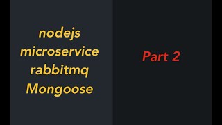 Nodejs microservice rabbitmq  ecommerce microservice  part 2 [upl. by Brenton]