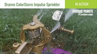 Dramm ColorStorm Impulse Sprinkler How to Adjust amp Use It  The Gardening Products Review [upl. by Ynabe863]