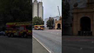 Leicester tl passing London road 6924 emergencyresponse firebrigade emergencyservices [upl. by Ardnoek]