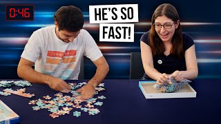 I RACED ALEJANDRO the fastest puzzler in the world 😳 [upl. by Olathe182]