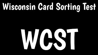 Wisconsin Card Sorting Test  WCST Test [upl. by Ransome]