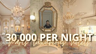 The top five luxury 5star hotels in Paris [upl. by Olegnaid]