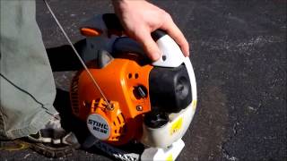 How to Start amp Use a STIHL BG 86 Leaf Blower Review Demonstration Blow leaves Dirt Yard Work [upl. by Byrdie]