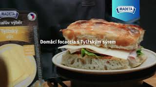 Domácí focaccia s Tylžským sýrem a pomazánkou z grilovaných paprik [upl. by Tessi]