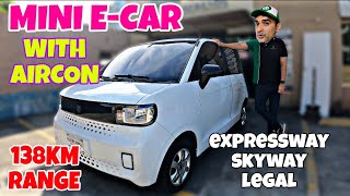 MINI ECAR WITH AIRCON II EXPRESSWAY AND SKYWAY LEGAL II 138KM RANGE [upl. by Ylicis]