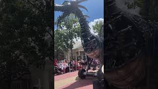 Dragon in Festival of Fantasy Parade in Magic Kingdom Orlando dragon disneyworld [upl. by Nai]