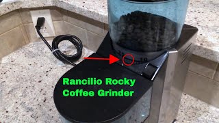 ✅ How To Use Rancilio Rocky Espresso Coffee Grinder Review [upl. by Newhall634]