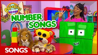 CBeebies House Songs  Numberblocks Songs 1 to 5 [upl. by Doehne]