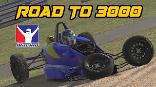 iRacing  ROAD TO 3000 IR  Oultan Park  Formula 1600 [upl. by Hersch]