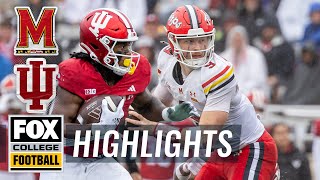 Maryland Terrapins vs Indiana Hoosiers Highlights  FOX College Football [upl. by Balduin]