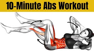 Advanced 10Minute Abs Workout No Equipment Needed [upl. by Otrebliw825]