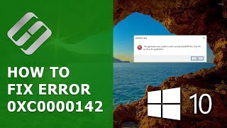 🛠️How to Fix Error 0xc0000142 When Starting a Game or Application in Windows 10 [upl. by Redford]