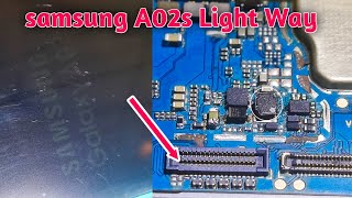 samsung A02s display light solution  Samsung m02s lcd light solution GsmYusufPathan [upl. by Oflodor]