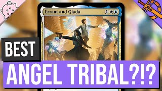 Best New Angel Tribal Commander  Errant and Giada  March of the Machine Spoilers  MTG [upl. by Medor545]