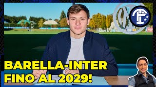 ✍🏻 RINNOVA ANCHE BARELLA Simbolo Inter fino al 2029 🖤💙 [upl. by Hanad]