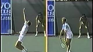 Edberg Serve Analysis [upl. by Akiram]