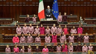 Concerto di Natale dalla Camera dei Deputati 2023  Piccolo Coro dellAntoniano  15122023 [upl. by Eislek]