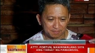 BT Asawa ni Atty Raymund Fortun binaril sa harap ng bahay sa Las Piñas [upl. by Aknaib]