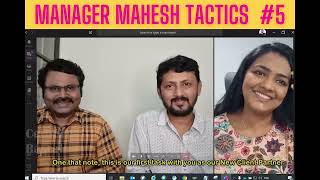 Manager Mahesh Tactics 5 Throw Back  RascalsDOTcom [upl. by Legnaleugim587]