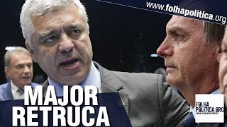 Senador Major Olímpio retruca ataques ao presidente Bolsonaro sobre comemoração do Regime Militar [upl. by Mudenihc]