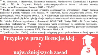 Przypisy w pracy licencjackiej7 najważniejszych zasad [upl. by Edge]