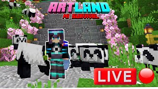 🔴EN BUSCA DEL PANDA CAFÉ  Mi Survival  Minecraft  HaroldArtist Play [upl. by Rush]