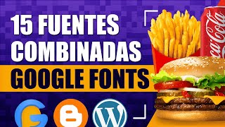 15 Mejores Combinaciones de Tipografías para tu WebBlog ⛔ Gabriela Peengler [upl. by Oslec]