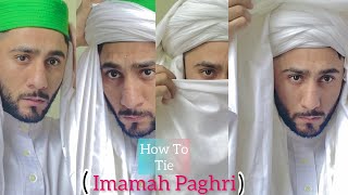 Beautiful White Imamah Paghre  How To Tie  Full tutorial turban  Majid Shah [upl. by Portie]