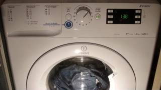 Washing Machine Indesit XWE 61452  quotProgram 3quot [upl. by Ttirb101]