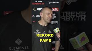 ADAMEK  POBIŁEM REKORD FAME MMA [upl. by Eardna853]