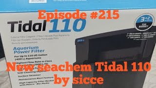 seachem Tidal 110 by sicce Installed on a 55 gallon aquarium [upl. by Ayekehs900]