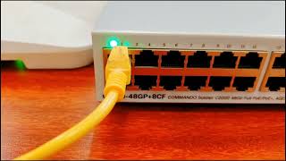 C200048GP8CF  COMMANDO C2000 48GE Full PoEPoE 4GE4SFP Combo Uplinks 800W Managed Switch [upl. by Corty]