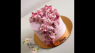 Rosettes amp Butterfly Cake [upl. by Arednaxela505]