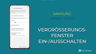 Vergrößerungsfenster  Samsung Android 11  One UI 3 [upl. by Nytram]