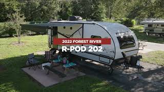 Forest River R Pod 202 Travel Trailer under 5000 pounds North South bed [upl. by Gualterio]