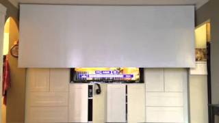 Projection Screen Motor With Remote Control  DIY Projector Screen [upl. by Jan956]